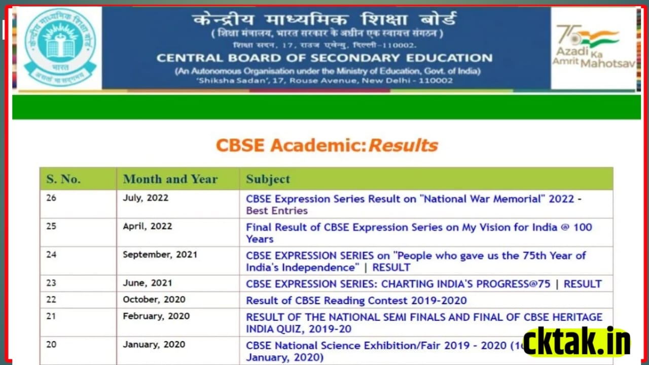 CBSE Board Class 10th Compartmental Result 2025 Kab Aaega